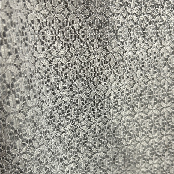 Anne Klein Light Gray Patterned Mini Dress - Picture 3 of 9